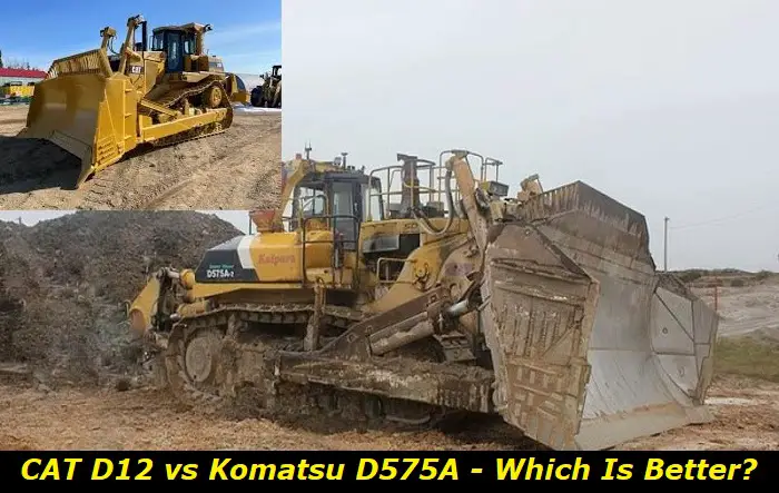 cat d12 vs komatsu d575a